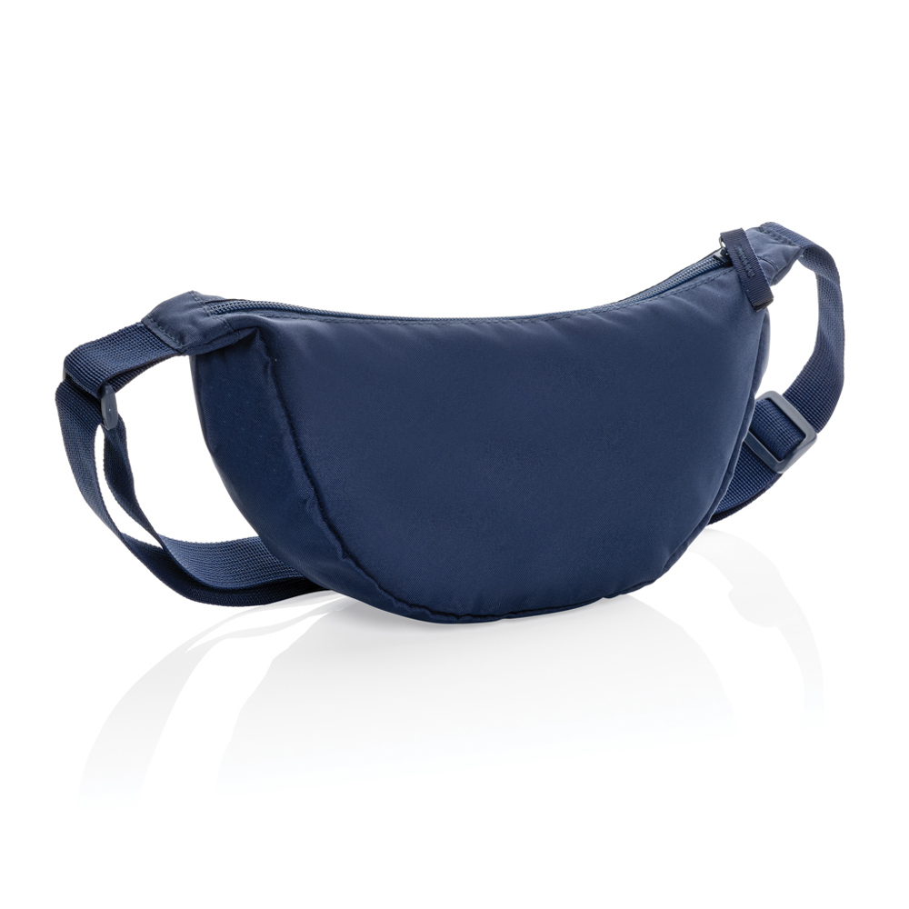 Crescent AWARE™ RPET half moon sling bag - navy (± PMS 4280C)