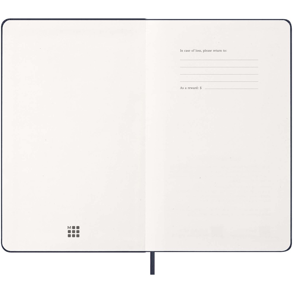 Moleskine hard cover 12 month L daily planner