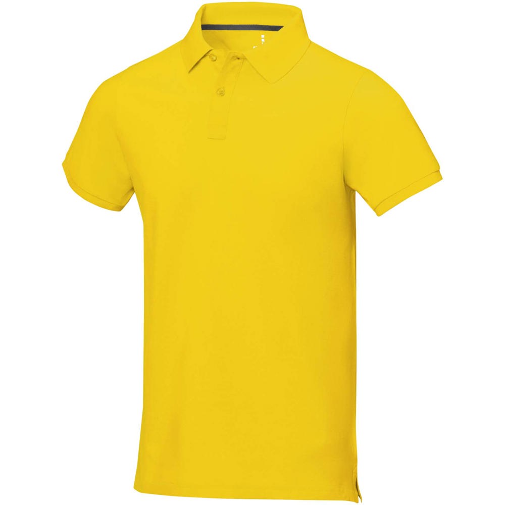 Calgary 200 g/m2 short sleeve men's polo - Yellow