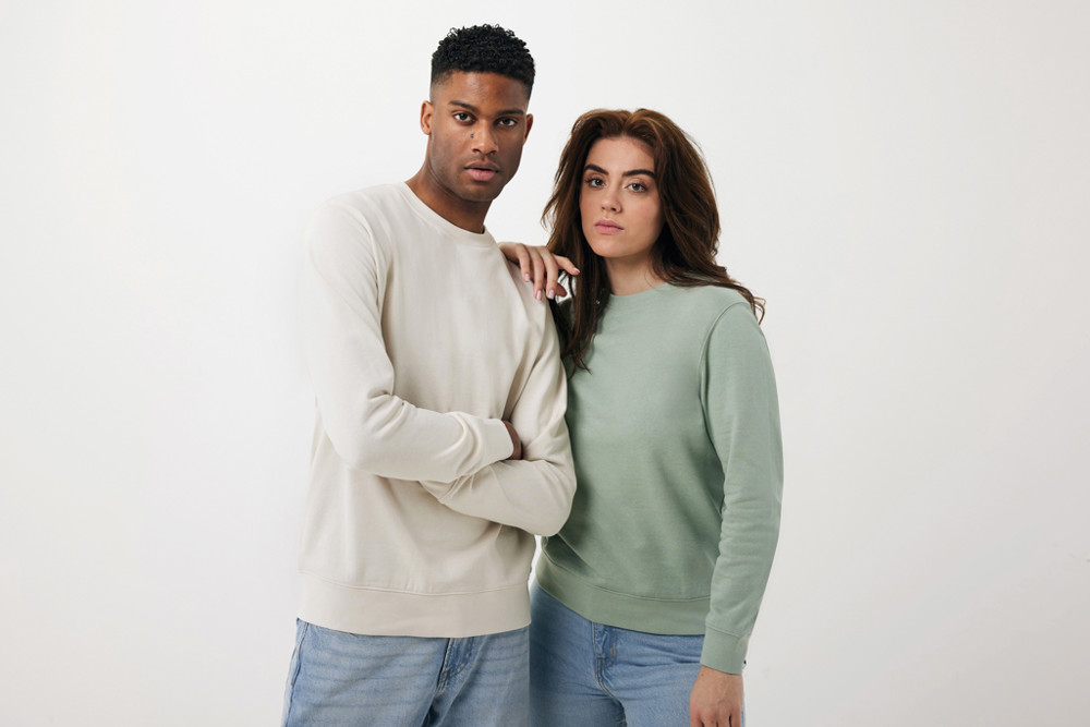 IQONIQ Etosha lightweight recycled cotton crew neck