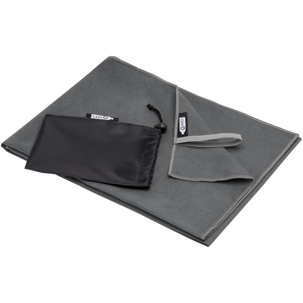 Pieter GRS ultra lightweight and quick dry towel 50x100 cm - Grey