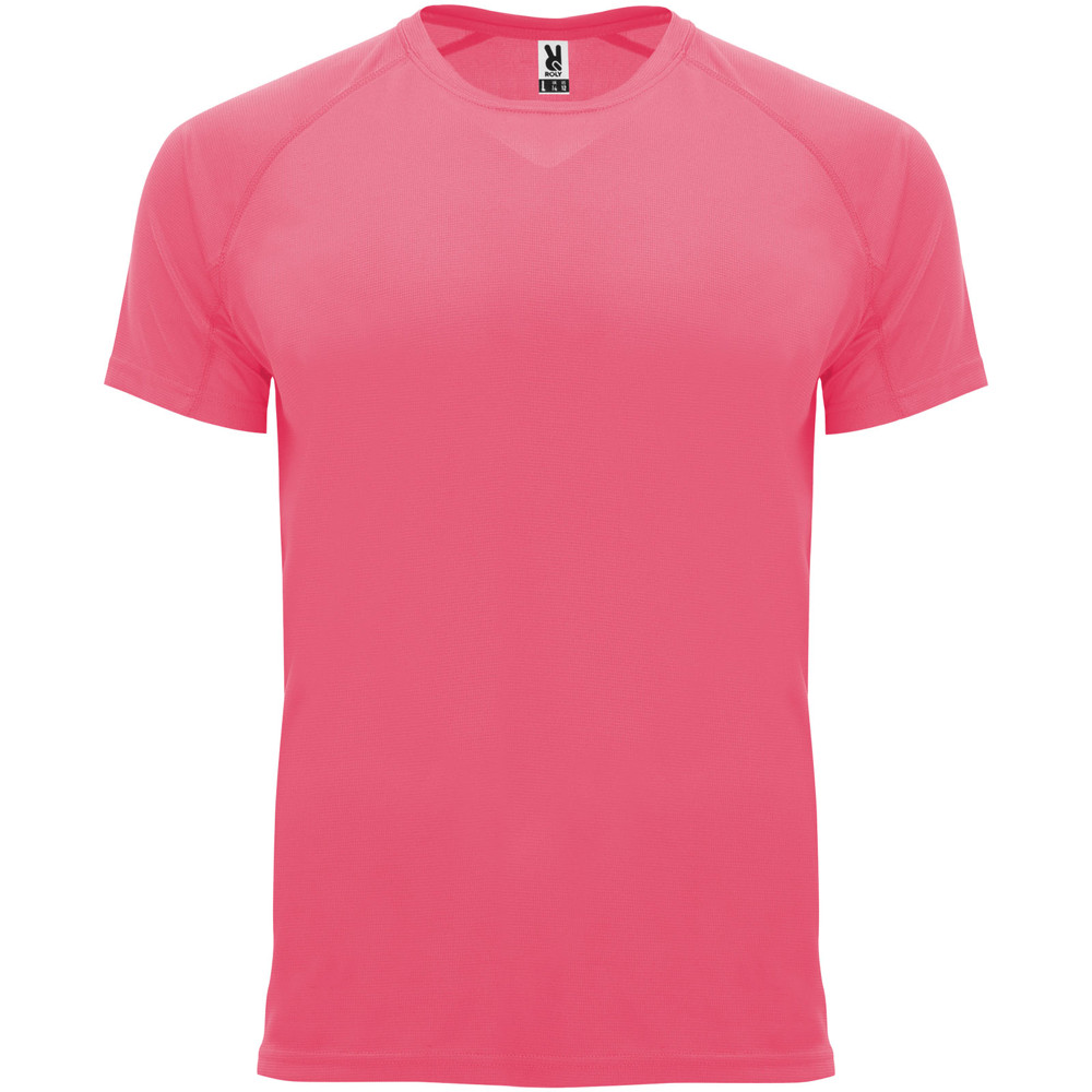Bahrain 135 g/m2 short sleeve men's sports t-shirt - Fluor Lady Pink