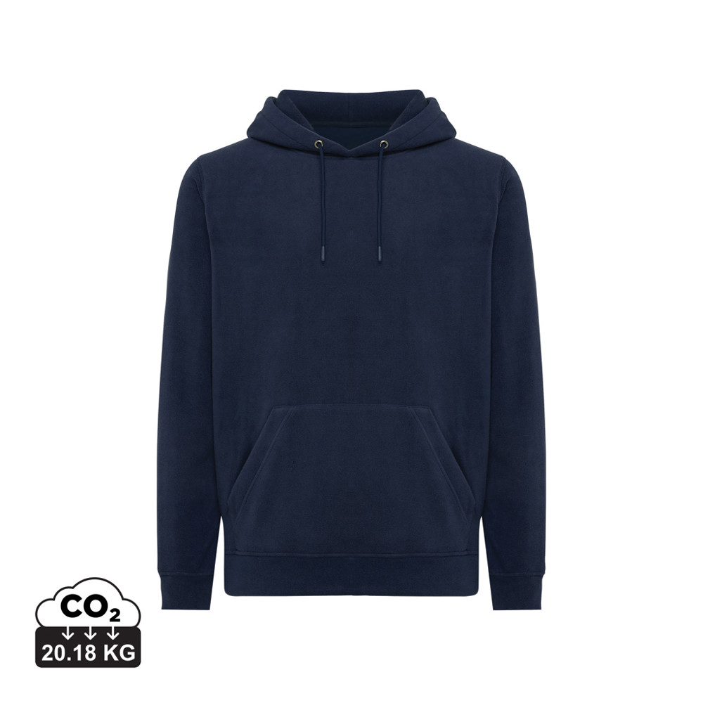 IQONIQ Trivor recycled polyester microfleece hoodie