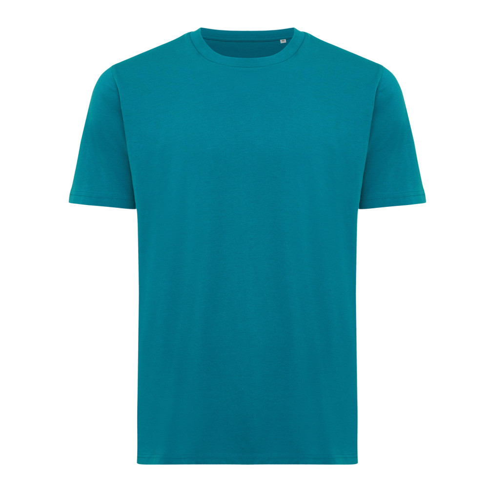 IQONIQ Sierra lightweight recycled cotton t-shirt - verdigris (± PMS 18-4834TCX)