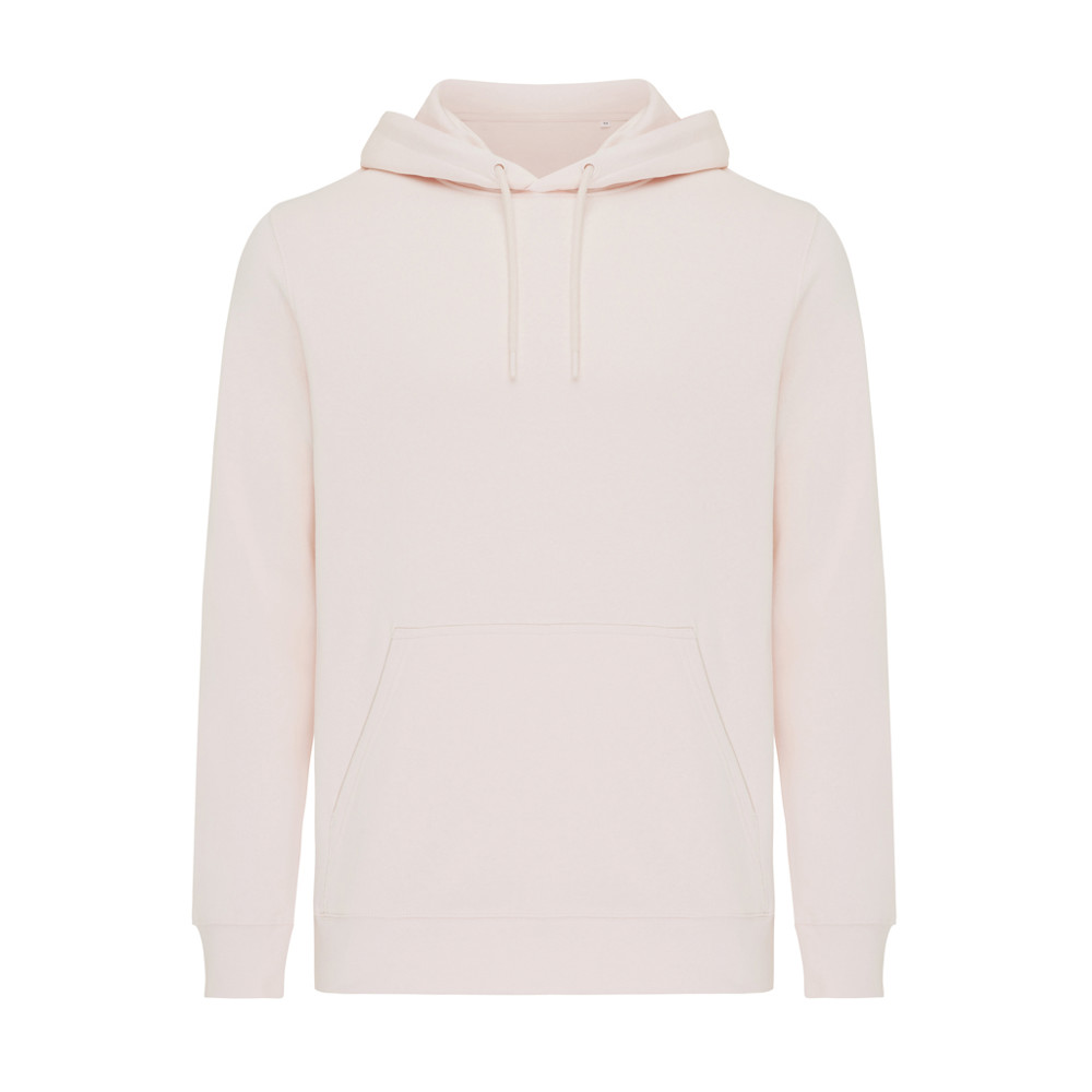 IQONIQ Rila lightweight recycled cotton hoodie - cloud pink (± PMS 11-1408 TCX)