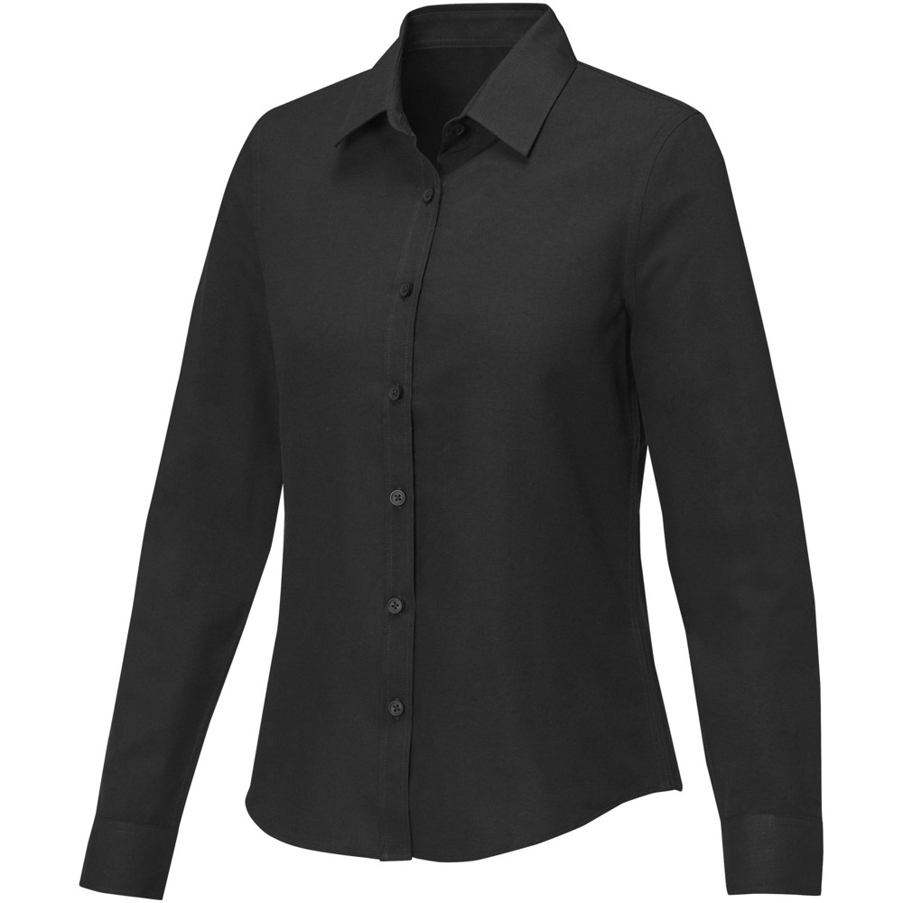 Pollux 130 g/m2 long sleeve women's shirt - Black
