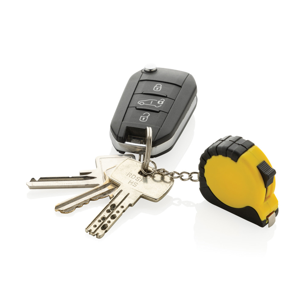 MeasureMate RCS reycled ABS 1 meter tape keychain