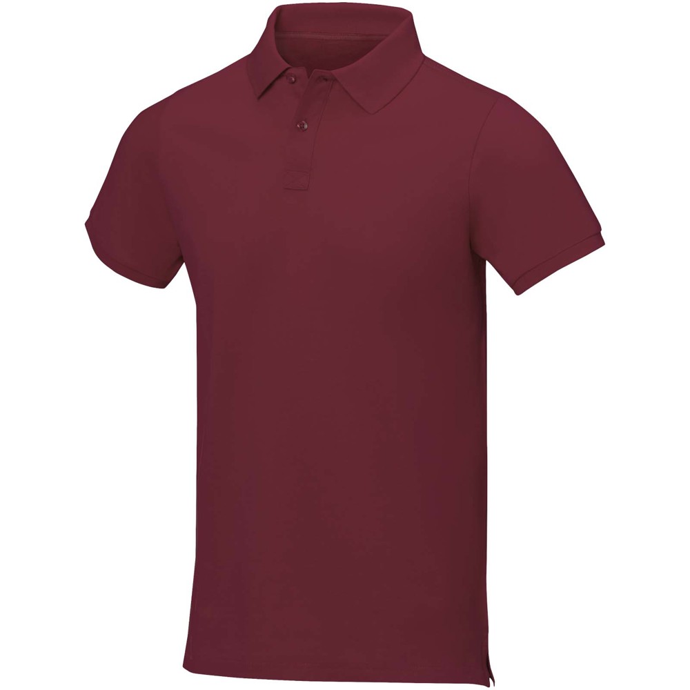 Calgary 200 g/m2 short sleeve men's polo - Deep Burgundy