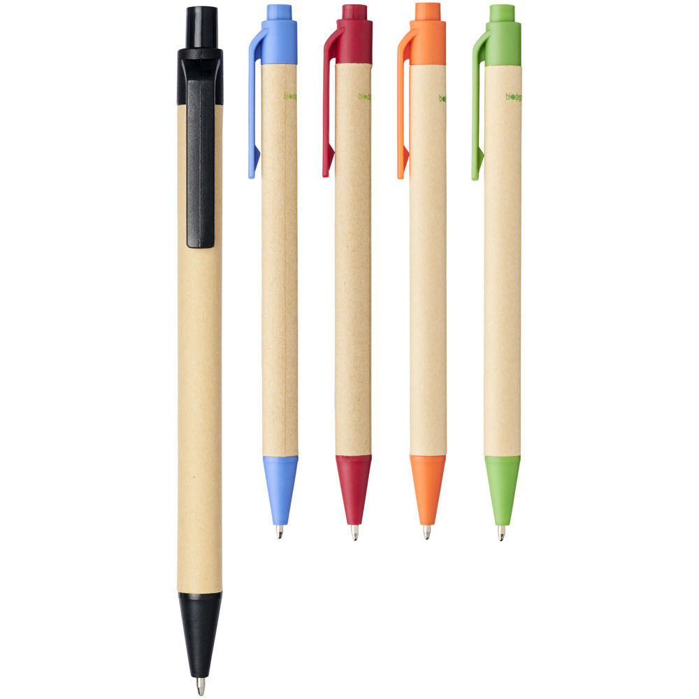 Berk recycled carton and corn plastic ballpoint pen (black ink)