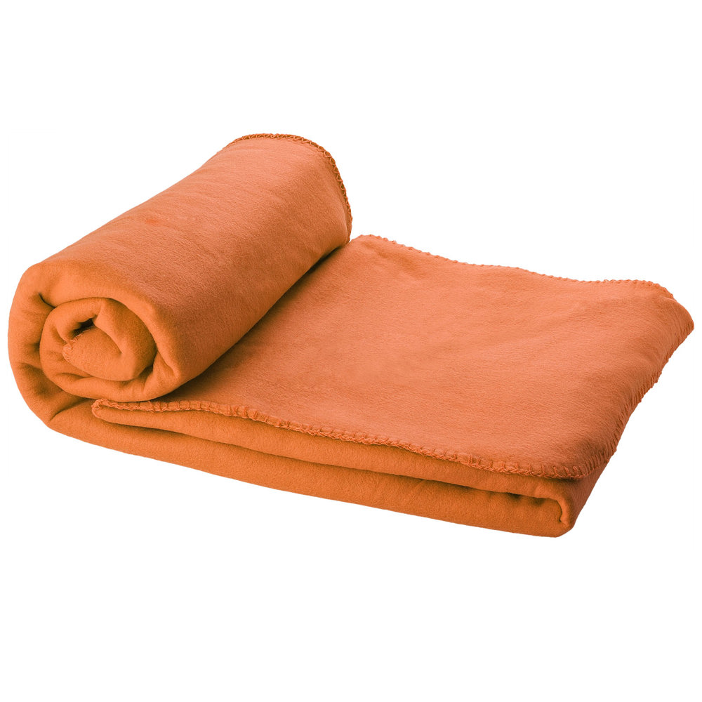 Huggy fleece plaid blanket with carry pouch 150x120 cm