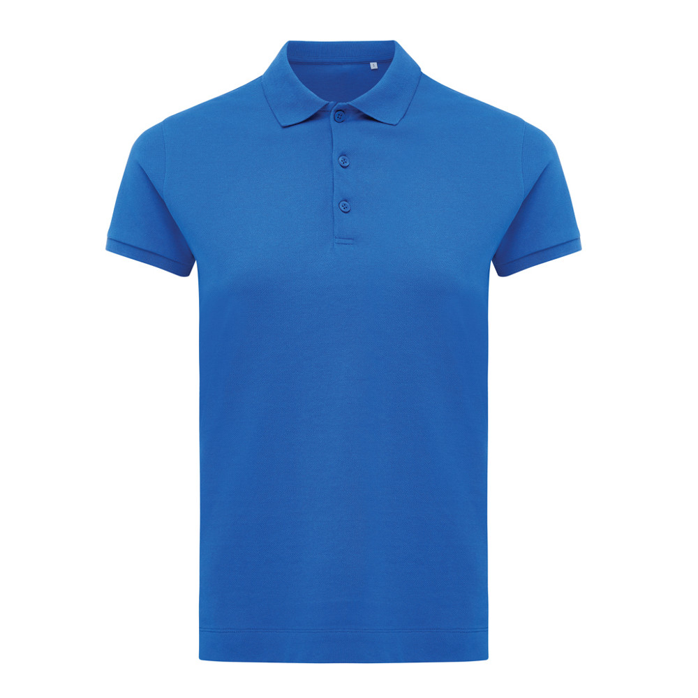 IQONIQ Yosemite women recycled cotton pique polo - royal blue (± PMS 19-4050 TCX)