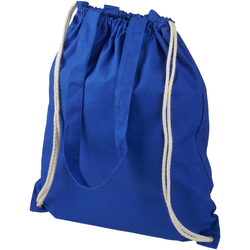 Eliza 240 g/m² cotton drawstring bag 6L