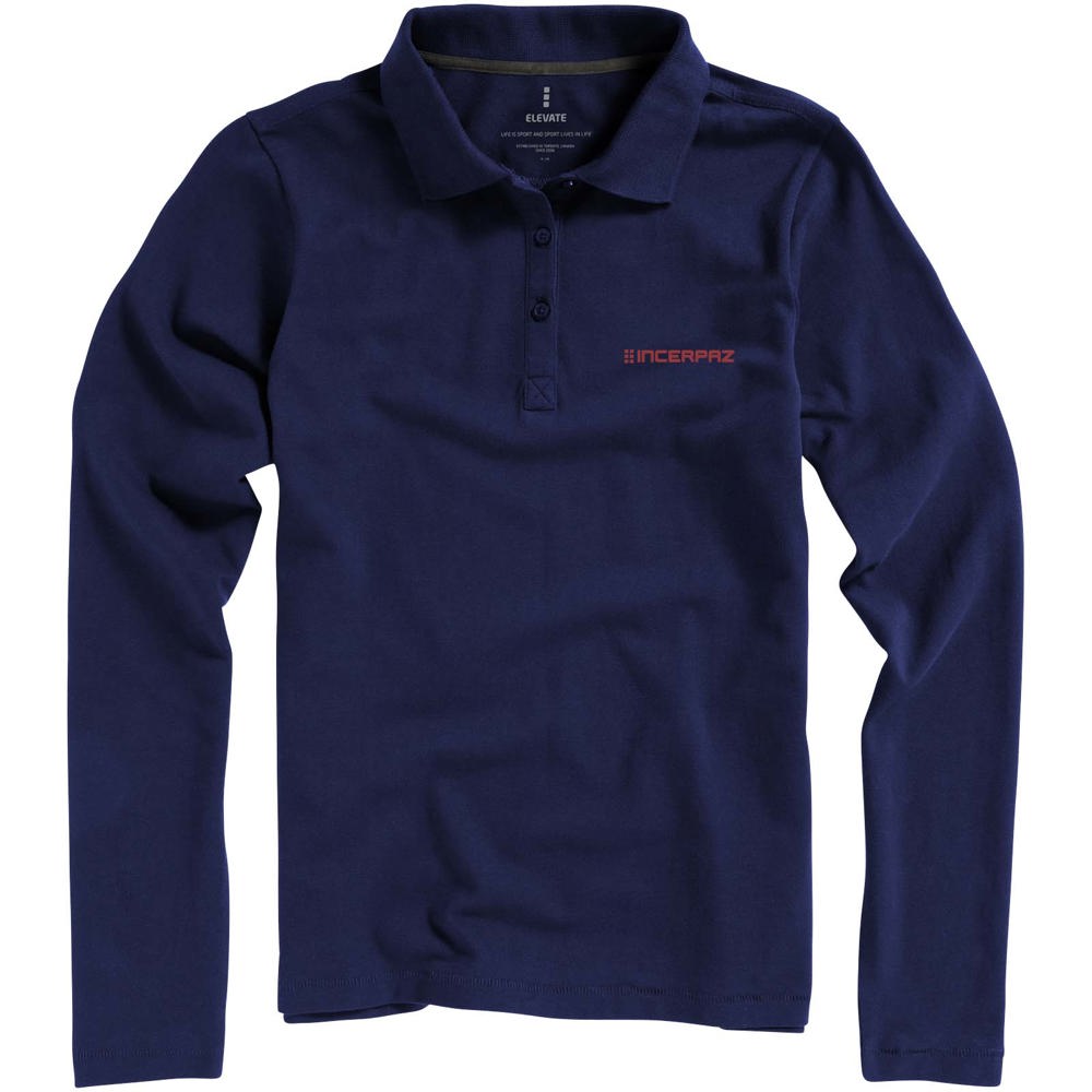 Calgary 180 g/m2 long sleeve women's polo