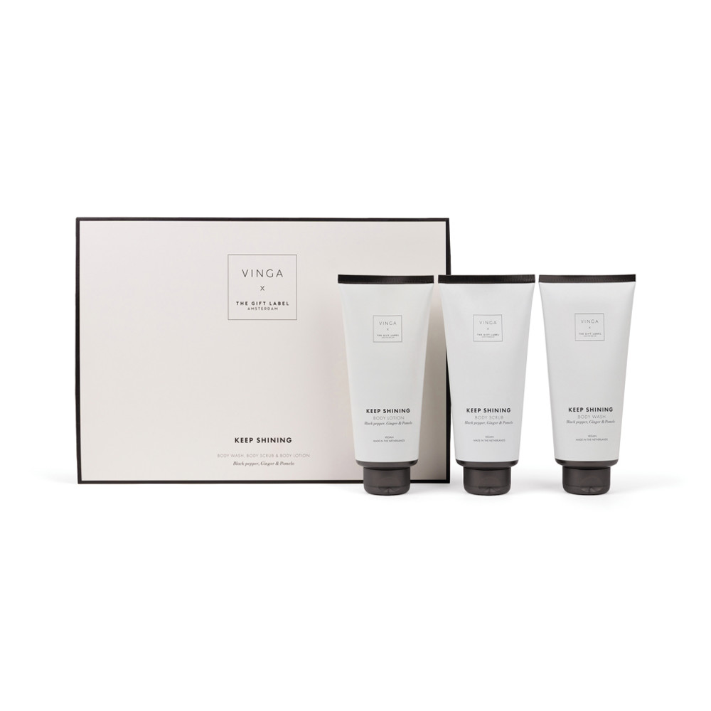 VINGA x TGL body care gift set