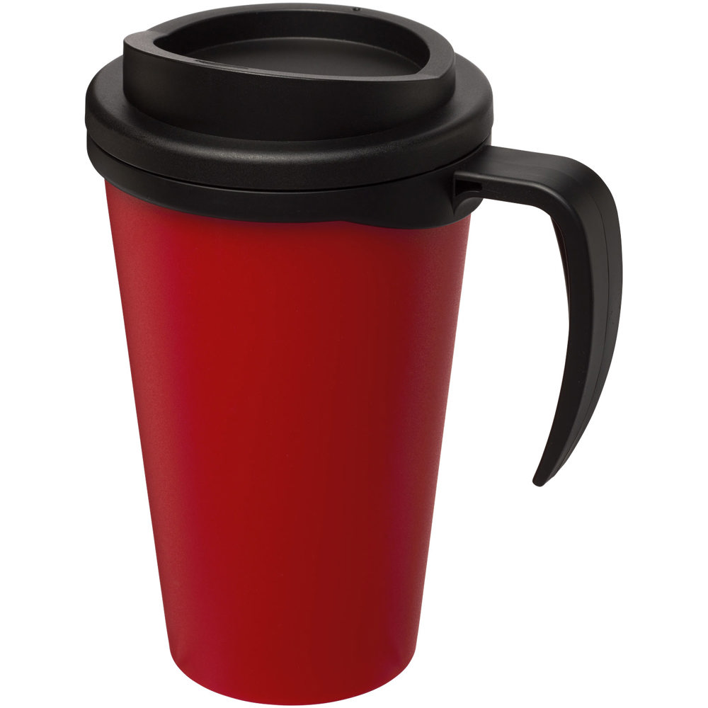 Americano® Grande 350 ml insulated mug - Red, Black