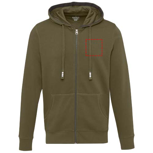 Arora 300 g/m2 unisex full zip hoodie