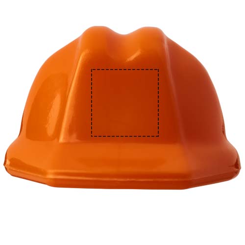Kolt hard hat-shaped recycled keychain