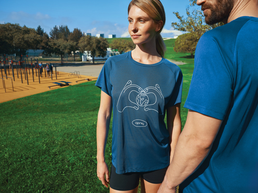 IQONIQ Tikal recycled polyester quick dry sport t-shirt