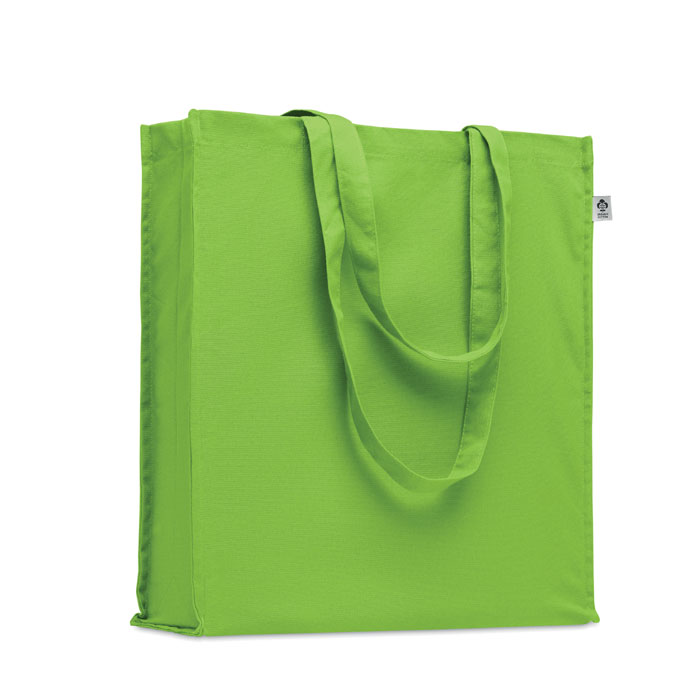 BENTE COLOUR - Organic cotton shopping bag - lime
