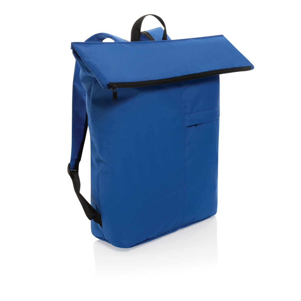 Dillon AWARE™ RPET lightweight foldable backpack - royal blue (± PMS 19-4050 TCX)