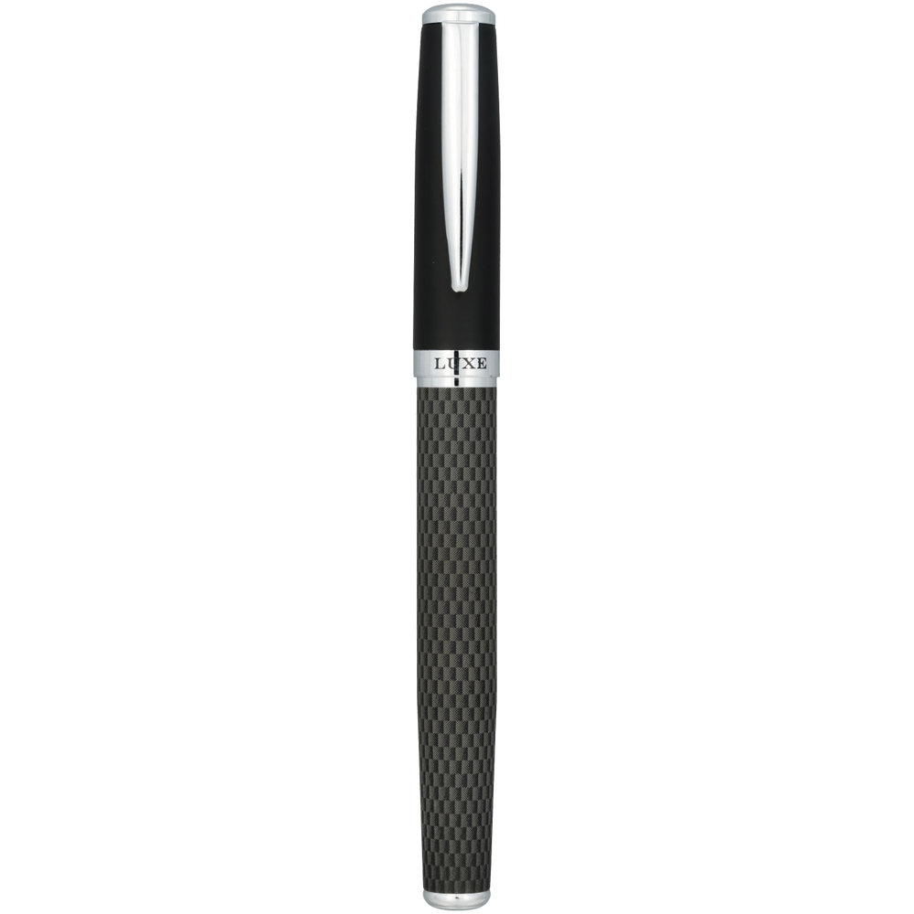 Carbon duo pen gift set with pouch (black ink)