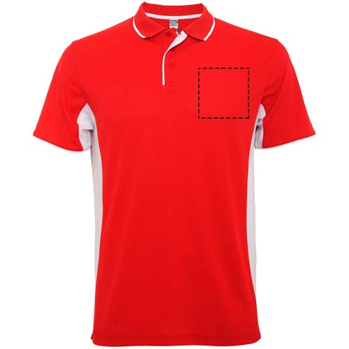 Montmelo 150 g/m² short sleeve unisex sports polo