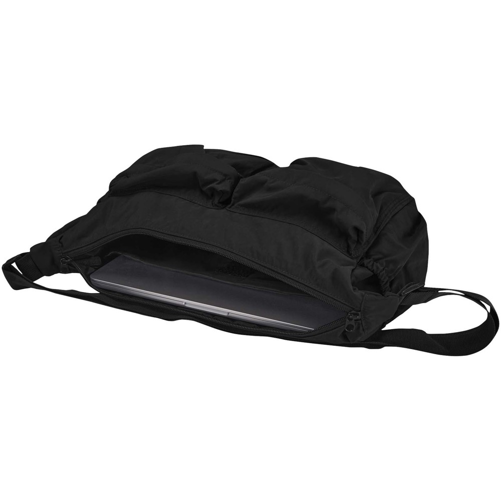Calli 13" GRS recycled nylon laptop messenger bag