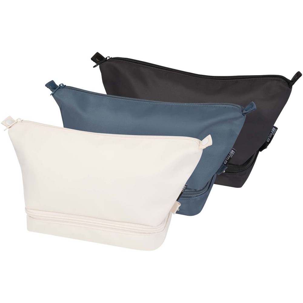 Trip Aware™ recycled travel toiletry bag 6L