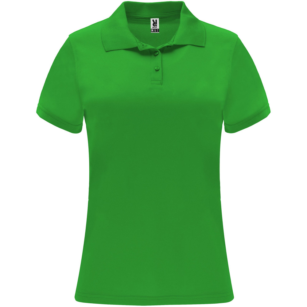 Monzha 150 g/m² short sleeve women's sports polo - Fern green