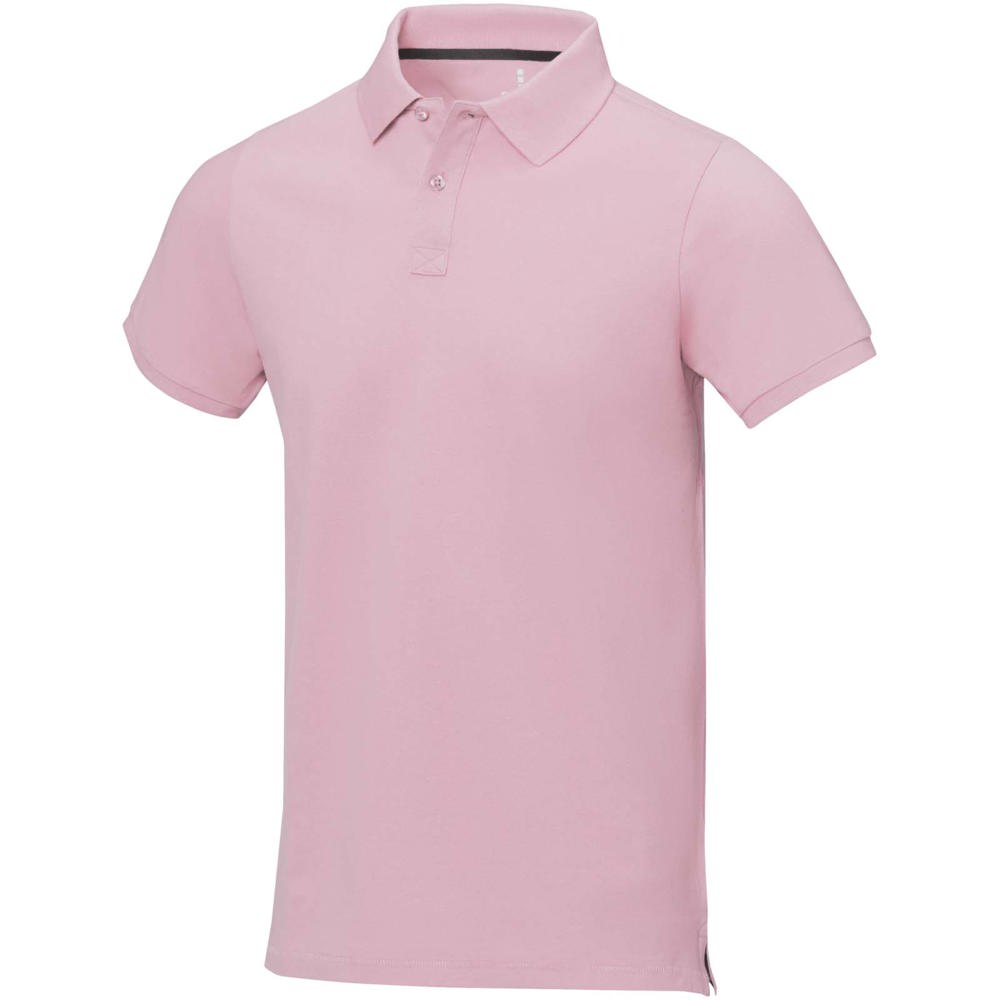 Calgary 200 g/m2 short sleeve men's polo - Light pink