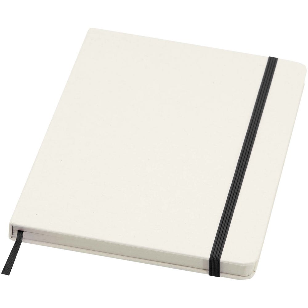 Bass A5 recycled hard cover notebook with lined pages