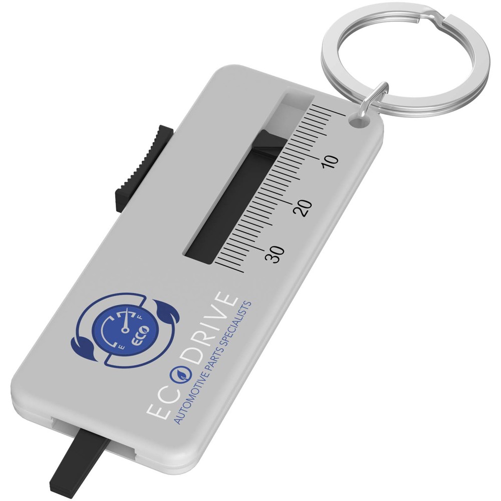 Rove recycled tyre tread check keychain