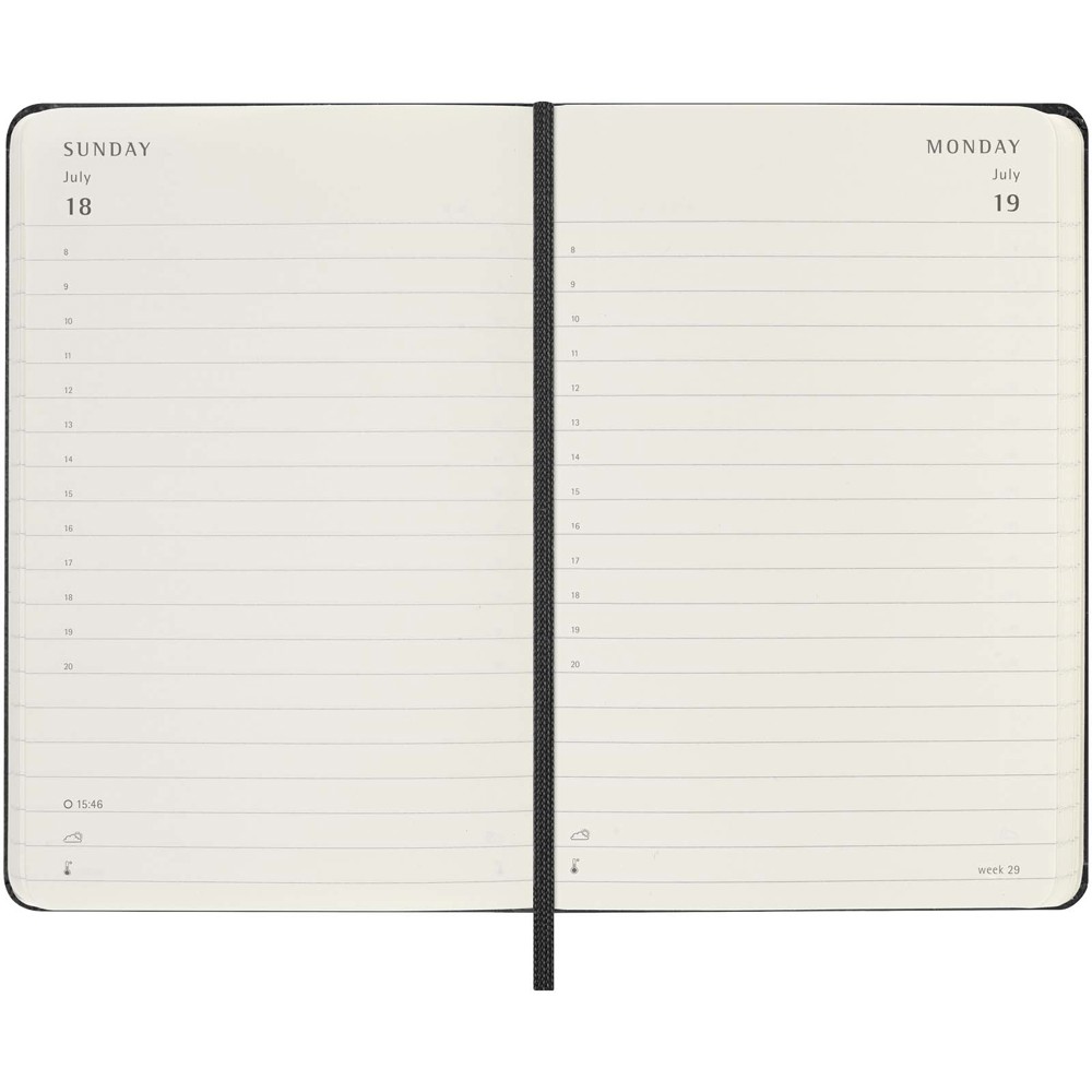 Moleskine hard cover 12 month PK daily planner