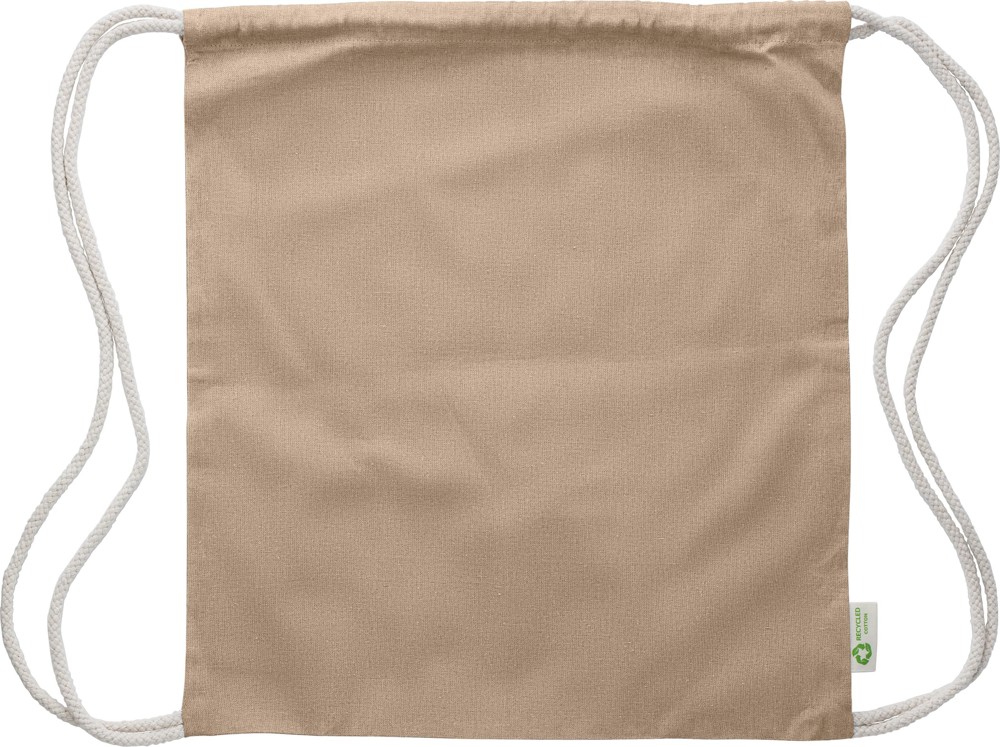 Drawstring bag Joy | Cotton | 120 g/mÂ² - khaki