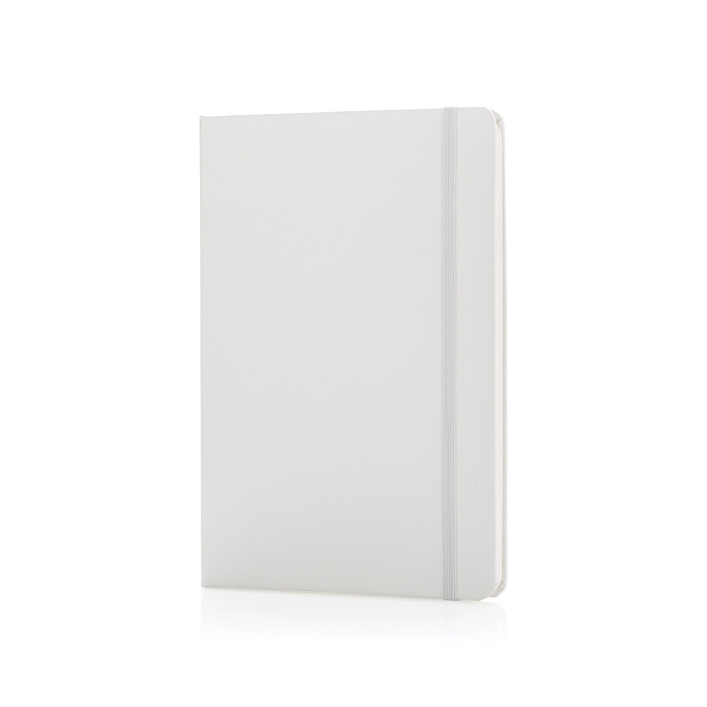 Classic hardcover notebook A5 - white (± PMS White)