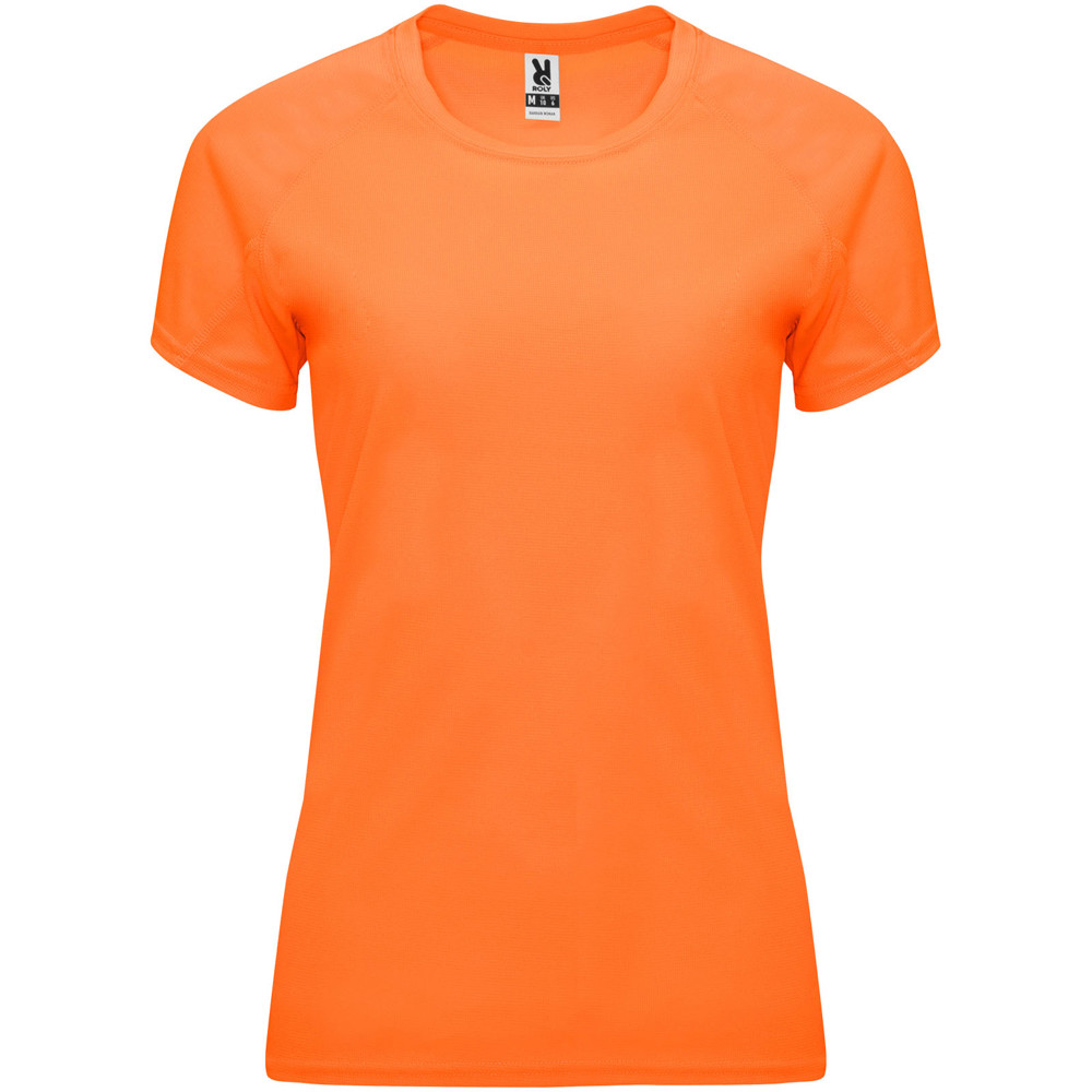 Bahrain 135 g/m2 short sleeve women's sports t-shirt - Fluor Orange