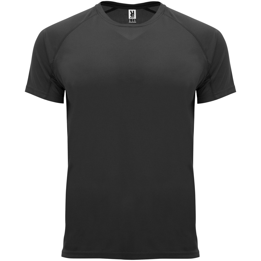 Bahrain 135 g/m2 short sleeve men's sports t-shirt - Black