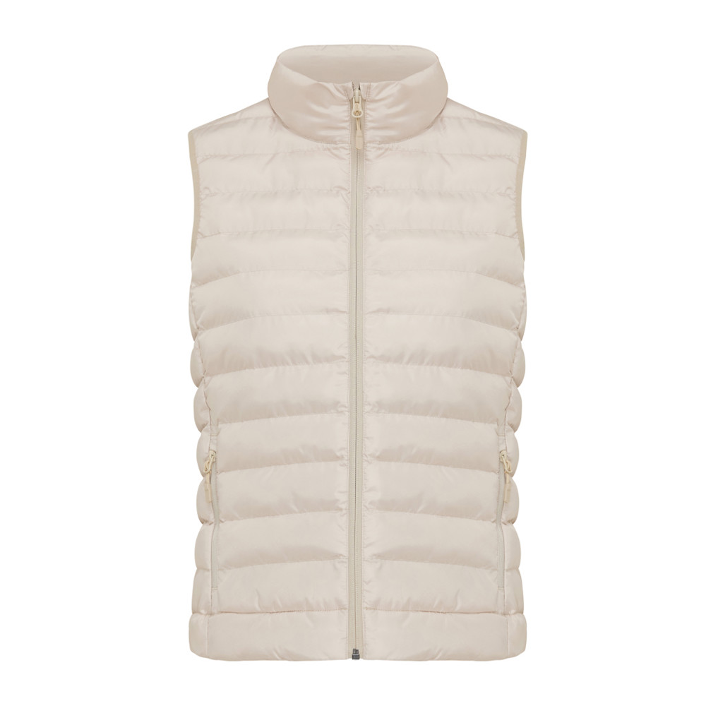 IQONIQ Meru women recycled polyester bodywarmer - beige (± PMS 13-0907 TCX)