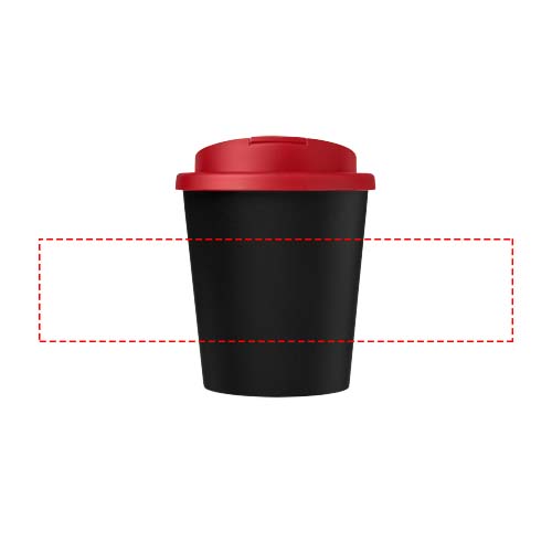Americano® Espresso Eco 250 ml recycled tumbler with spill-proof lid 