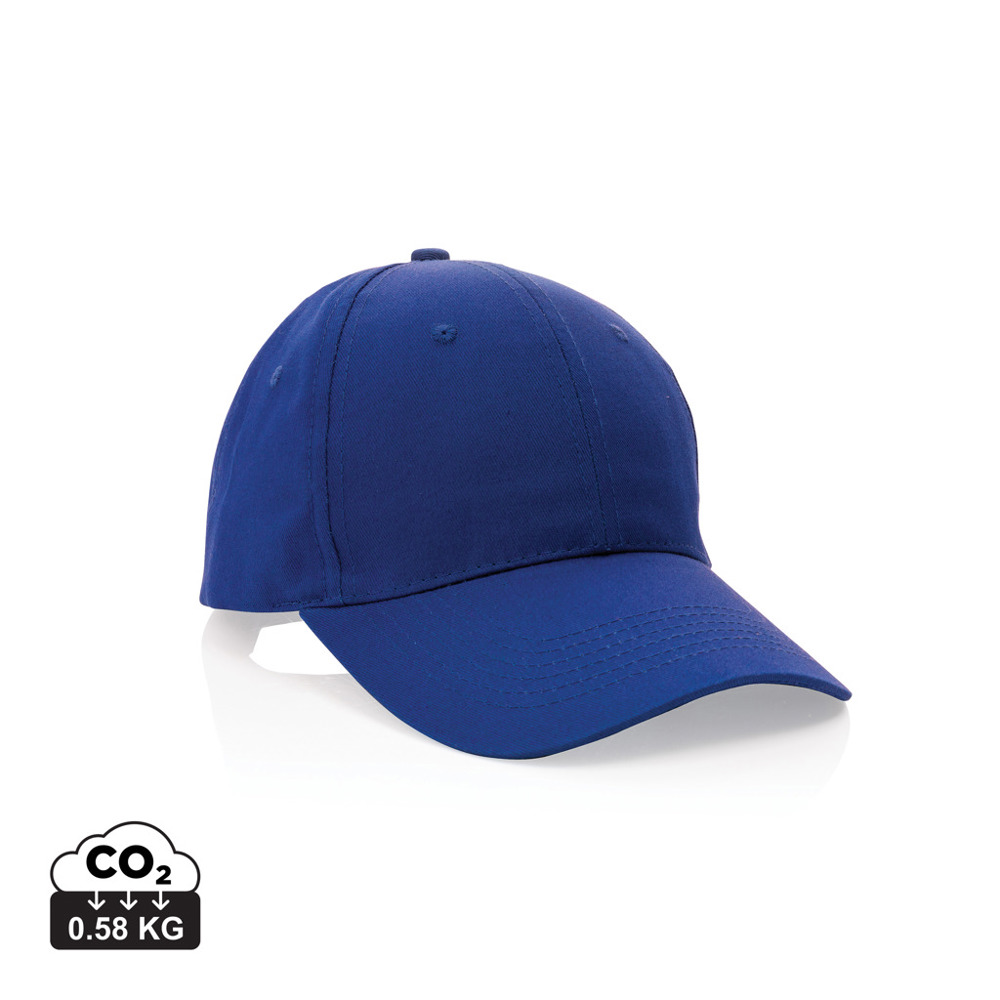 Impact 6 panel 190gr Recycled cotton cap with AWARE™ tracer