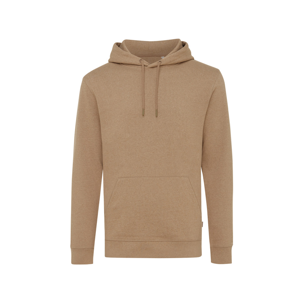 IQONIQ Torres recycled cotton hoodie undyed - heather brown (± PMS heather brown)