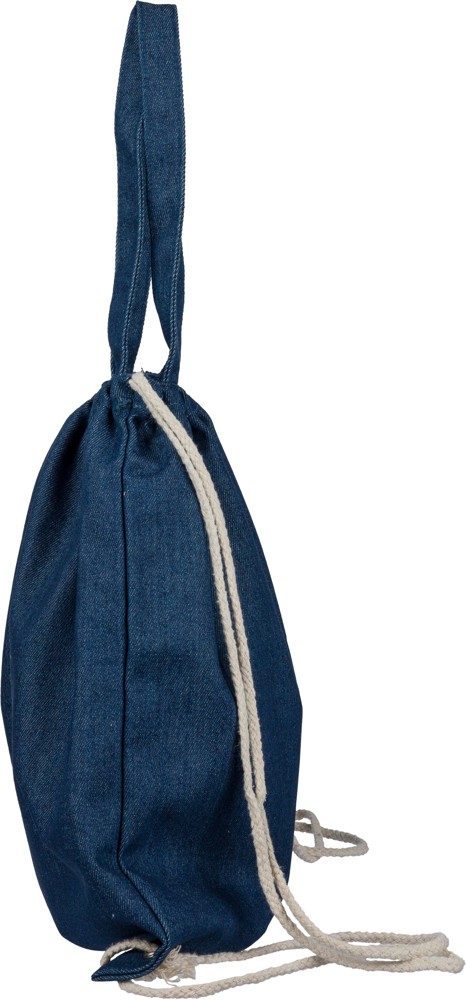 Drawstring bag Dex | Denim | 6.6 l