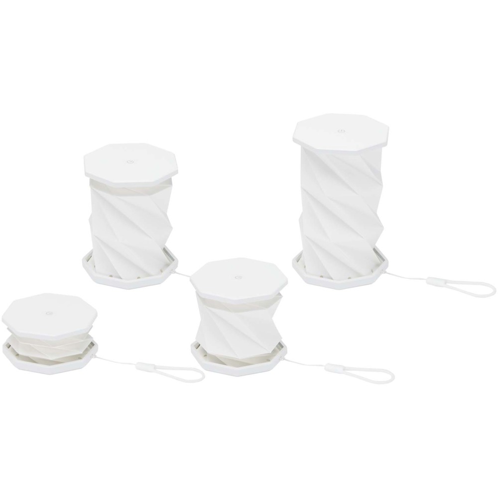 Celestia foldable and dimmable recycled plastic table lamp