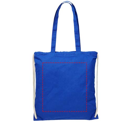 Eliza 240 g/m² cotton drawstring bag 6L