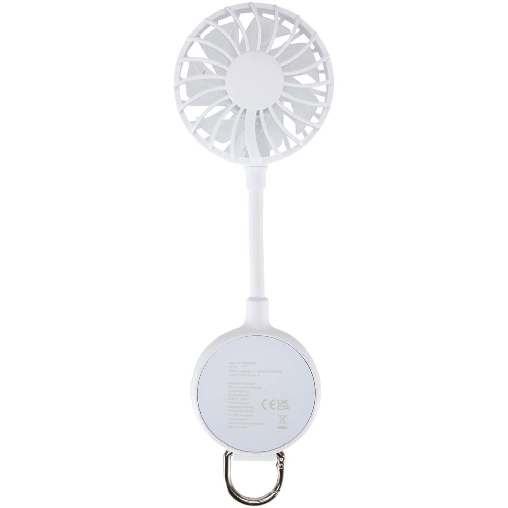 Ventio recycled plastic magnetic portable fan