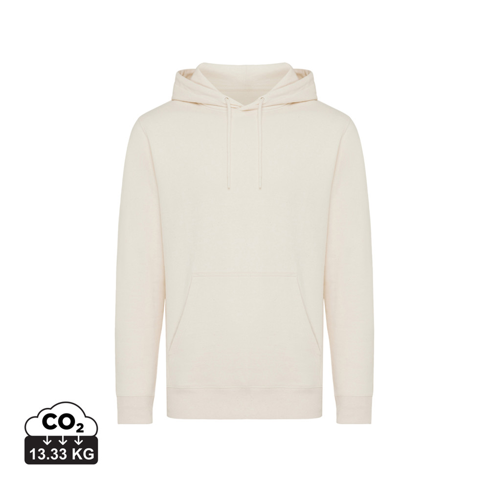 IQONIQ Rila lightweight recycled cotton hoodie