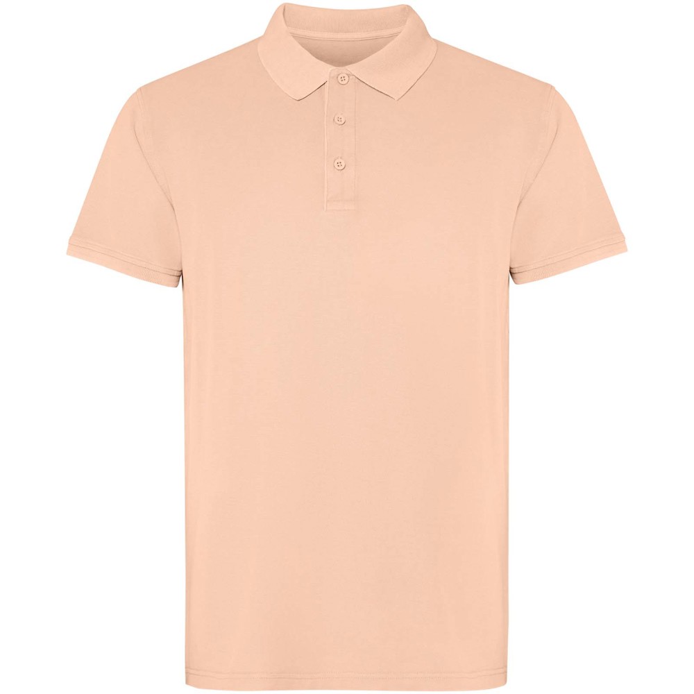 Cobain 200 g/m² short sleeve unisex polo - Light orange