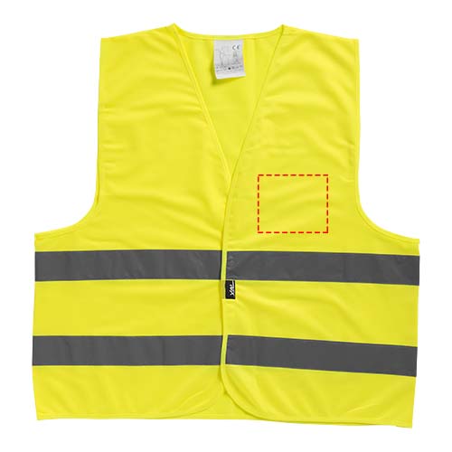 RFX™ Watch-out XL safety vest in pouch for professional use