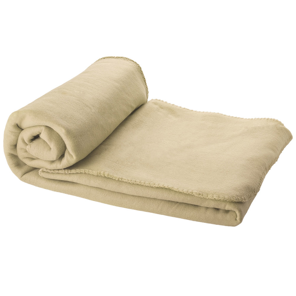 Huggy fleece plaid blanket with carry pouch 150x120 cm