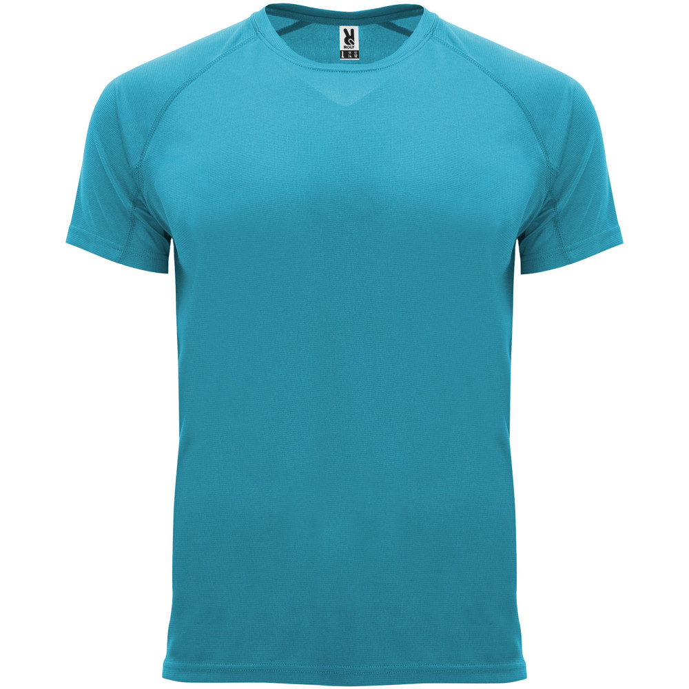 Bahrain 135 g/m2 short sleeve men's sports t-shirt - Turquoise